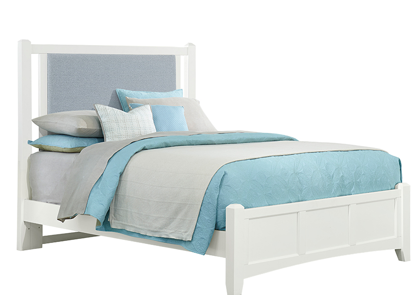 Bonanza Upholstered Bed - Blue in Queen - BB29-551-053-855-922 BB29551053855922