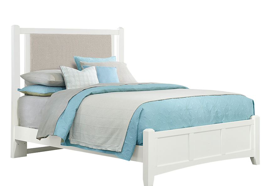 Bonanza Upholstered Bed - Grey in Queen - BB29-551-054-855-922 BB29551054855922