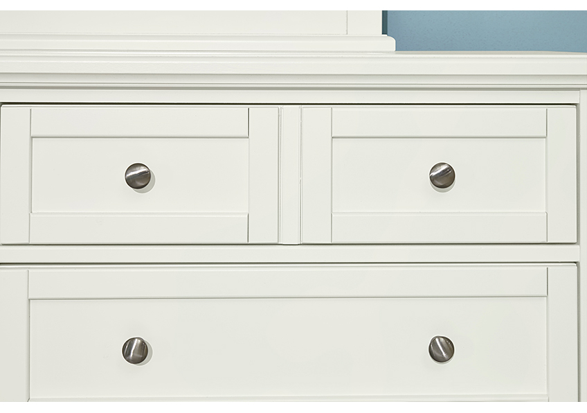 Bonanza Full, Queen, & King Mansion Storage Bed - White Finish in King - BB29-668-066B-502-666 BB29668066B502666