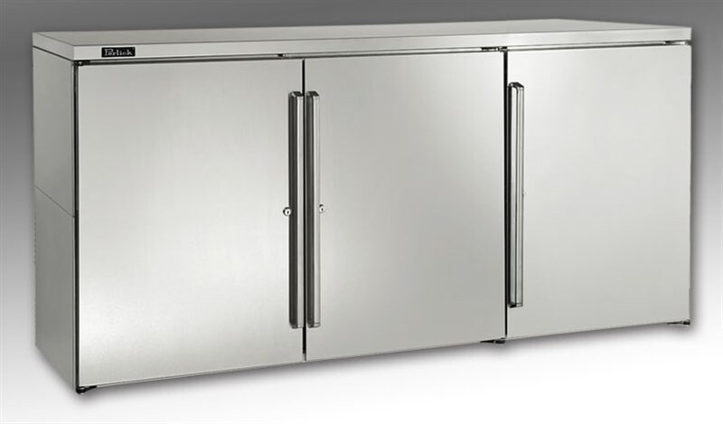 Remote back bar refrigerators allow customers to mount the compressor in an alternate location, ideal for remote servicing & noise isolation. BBR72