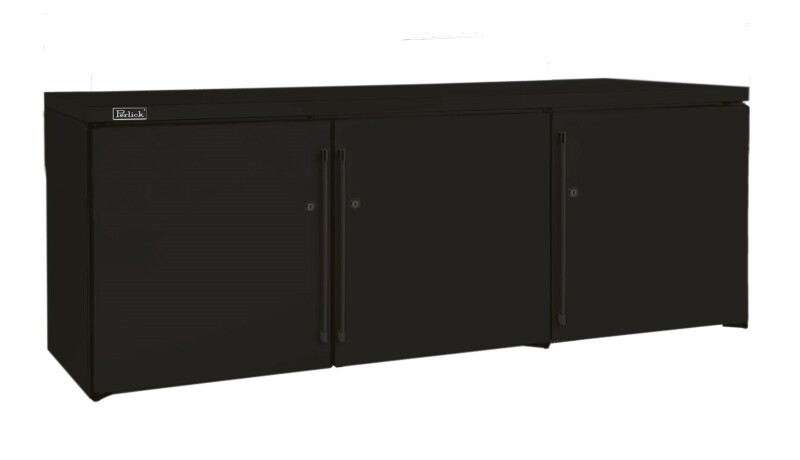 Remote back bar refrigerators allow customers to mount the compressor in an alternate location, ideal for remote servicing & noise isolation. Low Profile 29" total height, designed for areas BBRLP72