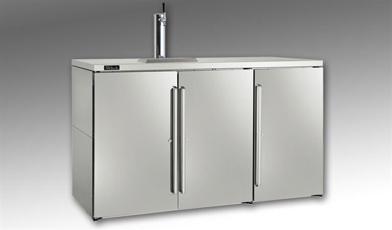 Remote back bar refrigerators allow customers to mount the compressor in an alternate location, ideal for remote servicing & noise isolation. BBRN60