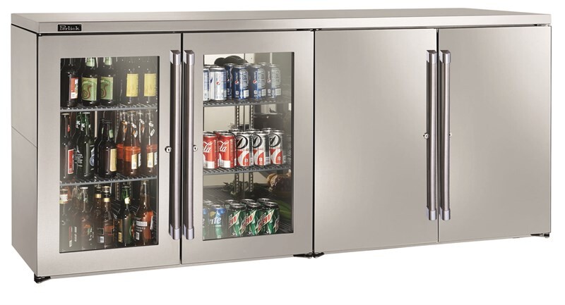 Remote back bar refrigerators allow customers to mount the compressor in an alternate location, ideal for remote servicing & noise isolation. BBRN80