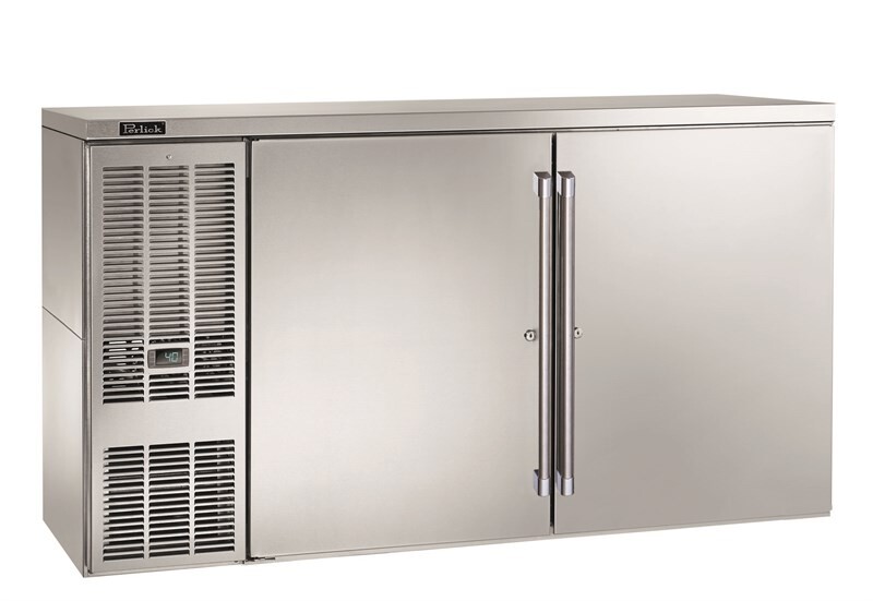 Perlick Self Contained Back Bar Refrigerators are expertly crafted to deliver the quality you’ve come to expect from Perlick. Each unit can accommodate virtually any bar configuration. BBS60S