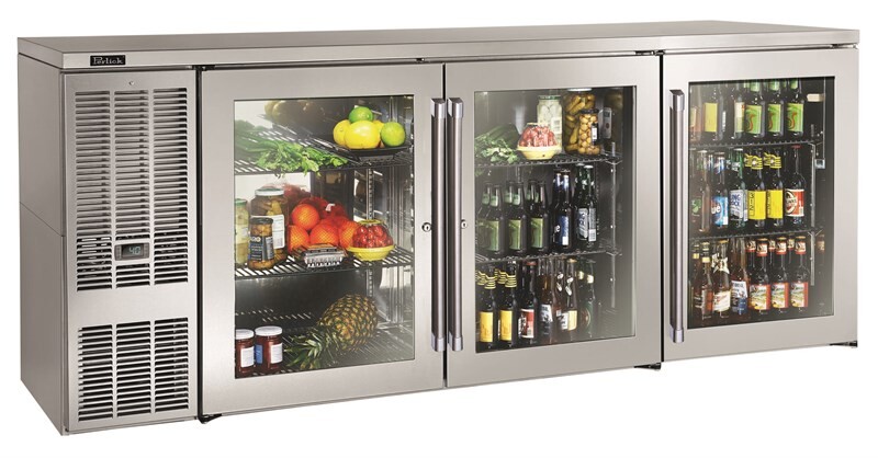 Perlick Self Contained Back Bar Refrigerators are expertly crafted to deliver the quality you’ve come to expect from Perlick. Each unit can accommodate virtually any bar configuration. BBS84S
