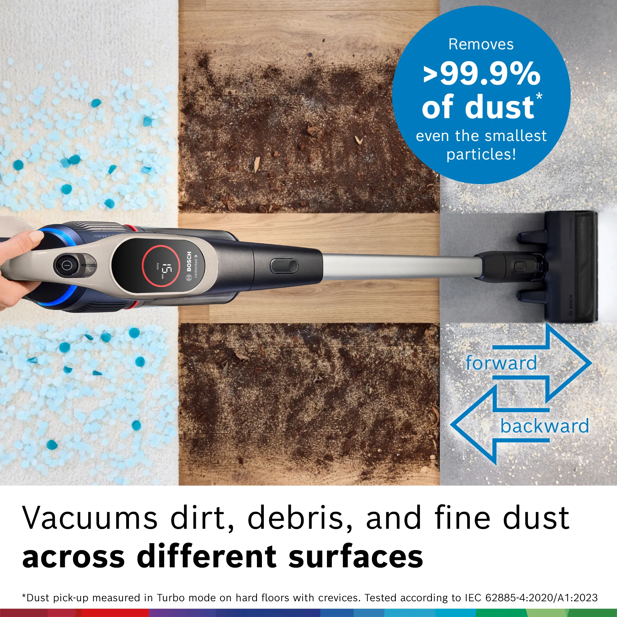 Cordless vacuum cleaner Unlimited 9 BBS932GUC