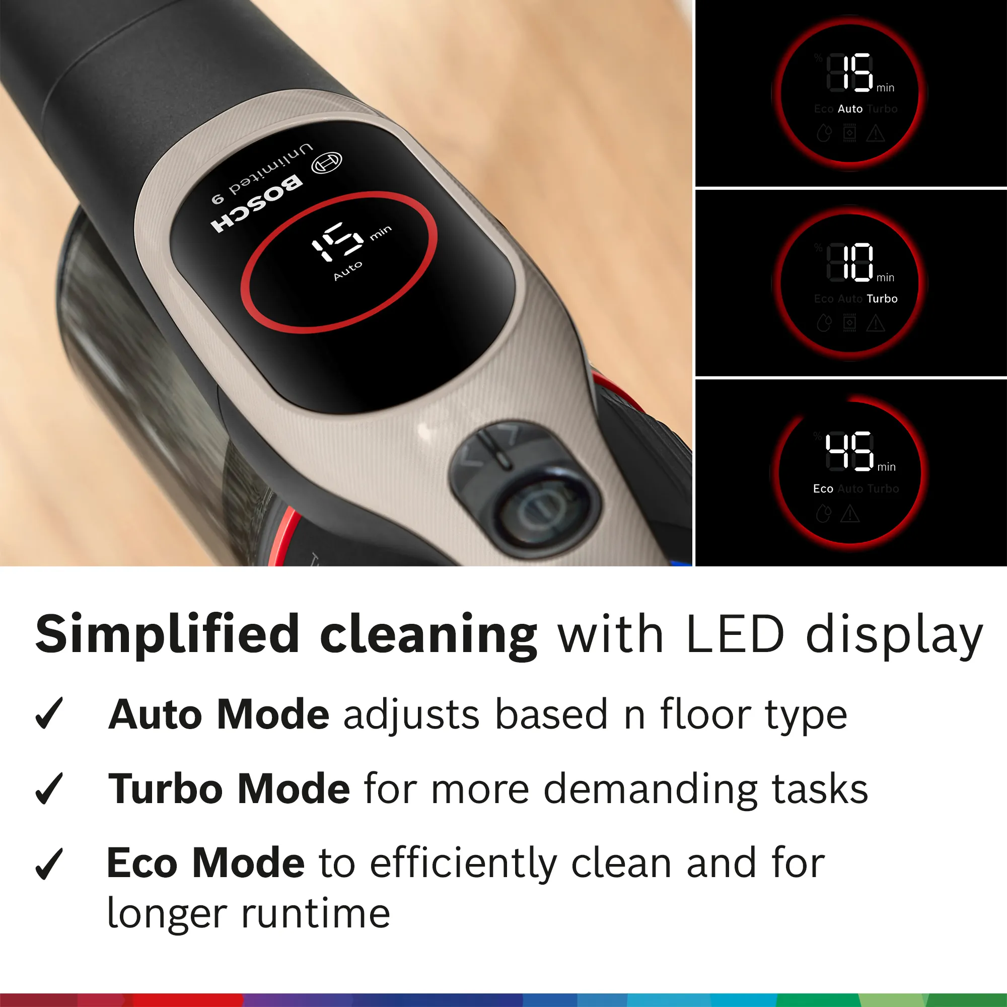 Cordless vacuum cleaner Unlimited 9 BBS932GUC