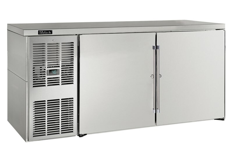 Perlick Self-Contained Back Bar Refrigerators are expertly crafted to deliver the quality you’ve come to expect from Perlick. Low Profile 29" total height, designed for areas where space cons