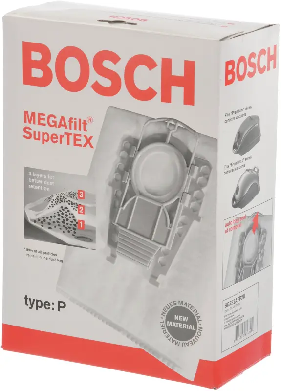 Vacuum Bags (5 bags + 1 Micro-Hygiene Filter) BBZ52AFP2U BBZ52AFP2U