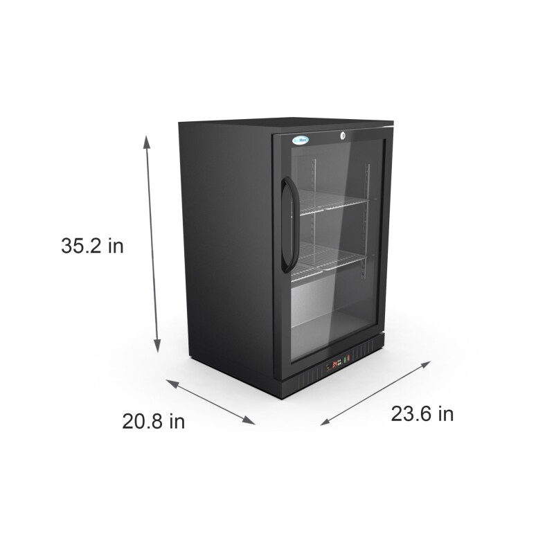 24 in. One-Door Back Bar Refrigerator - 4.1 Cu Ft BC1DSWBK, product image 4 of 8