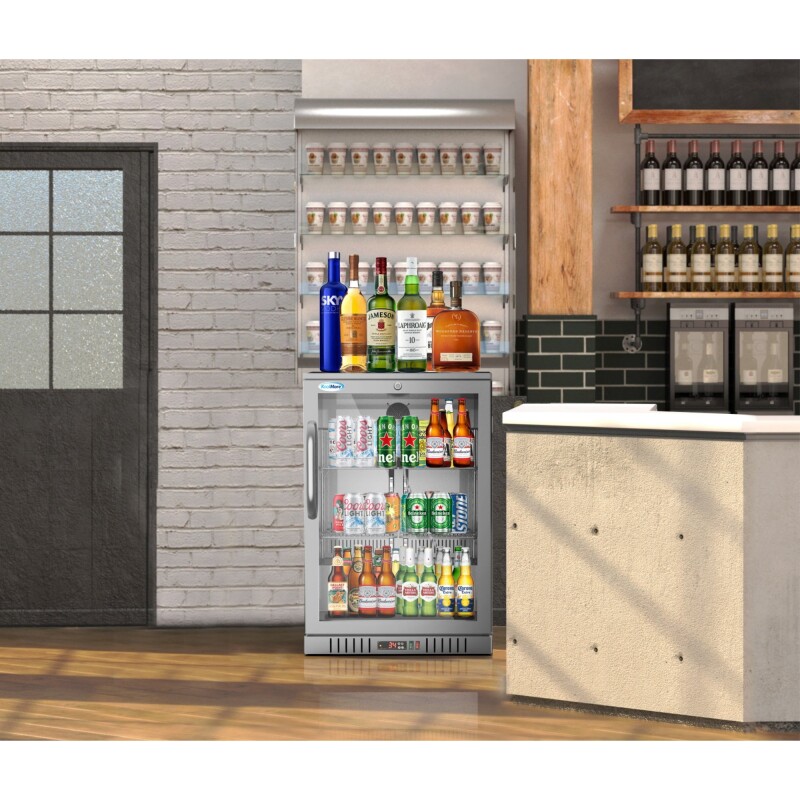 24 in. One-Door Back Bar Refrigerator - 4.1 Cu Ft BC1DSWSS, product image 8 of 8