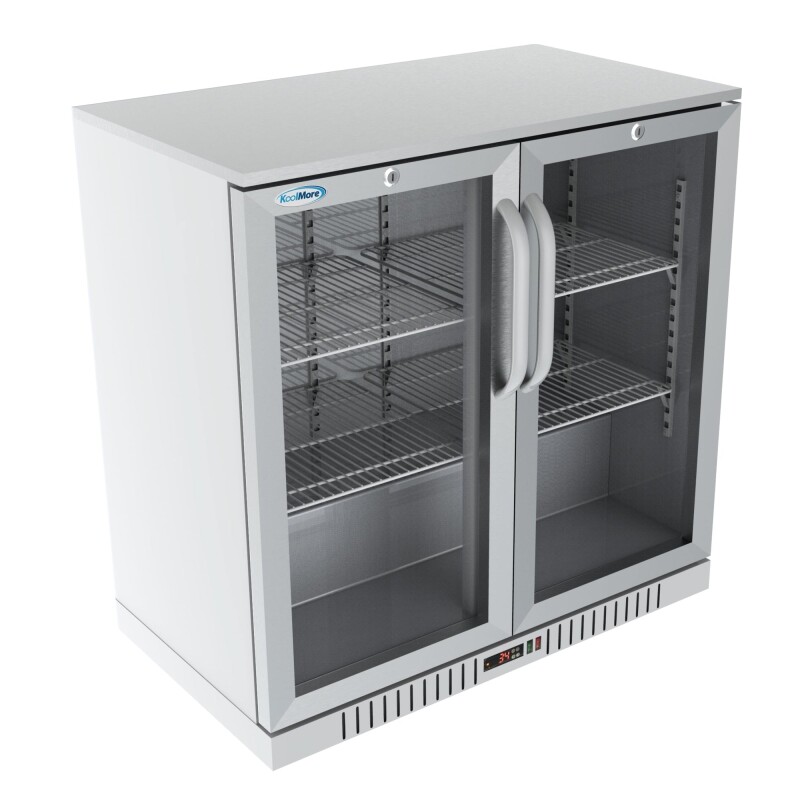 35 in. Two-Door Back Bar Refrigerator - 7.4 Cu Ft BC2DSWSS, product image 6 of 10