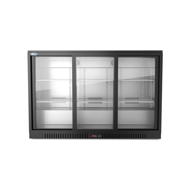 53 in. Three-Door Back Bar Refrigerator - 11.3 Cu Ft BC3DSLBK, product image 6 of 9