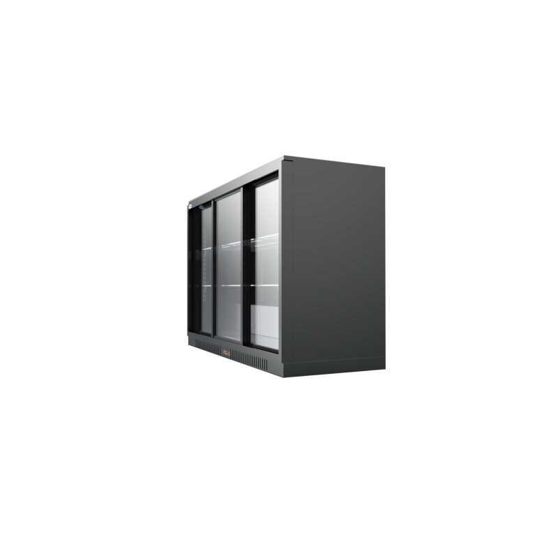 53 in. Three-Door Back Bar Refrigerator - 11.3 Cu Ft BC3DSLBK, product image 7 of 9