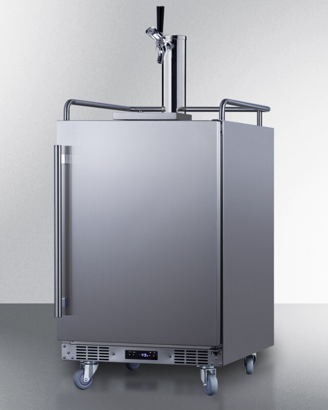 24" Wide Built-In Outdoor Commercial Beer Kegerator BC74OSCOM