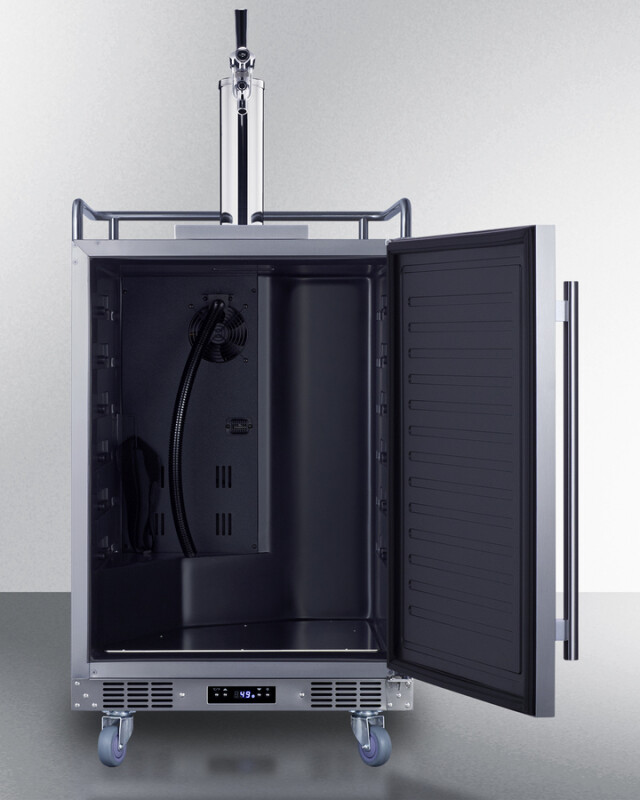 24" Wide Built-In Outdoor Commercial Beer Kegerator BC74OSCOM