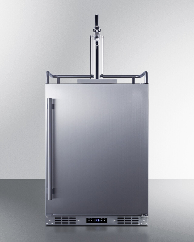 24" Wide Built-In Outdoor Commercial Beer Kegerator BC74OSCOM