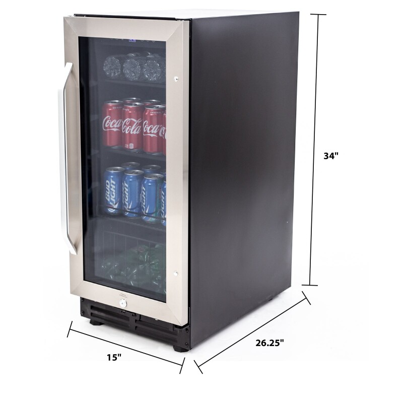 72 Can Beverage Center BCA3115S3S, product image 9 of 9