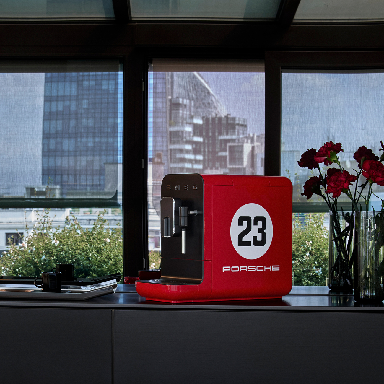 Bean-to-cup BCC12 | Red Salzburg Porsche x SMEG BCC12917US