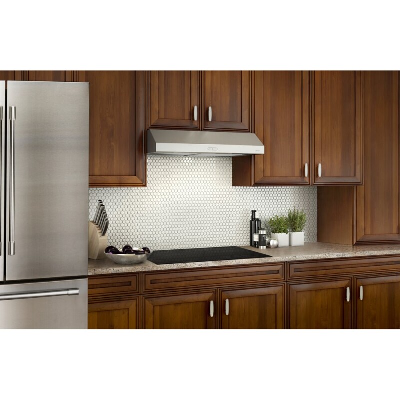 Glacier 36-Inch Convertible Under-Cabinet Range Hood, 375 Max Blower CFM BCDF136SS