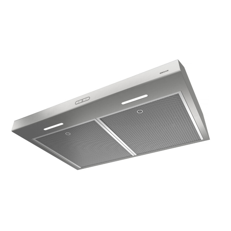 Glacier 36-Inch Convertible Under-Cabinet Range Hood, 375 Max Blower CFM BCDF136SS
