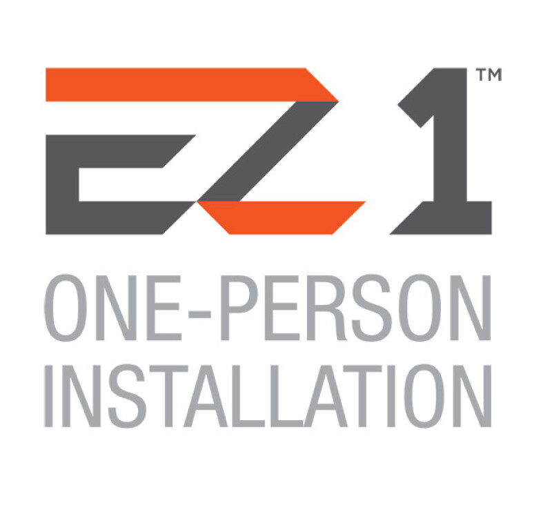1-Person Installation in Half the Time