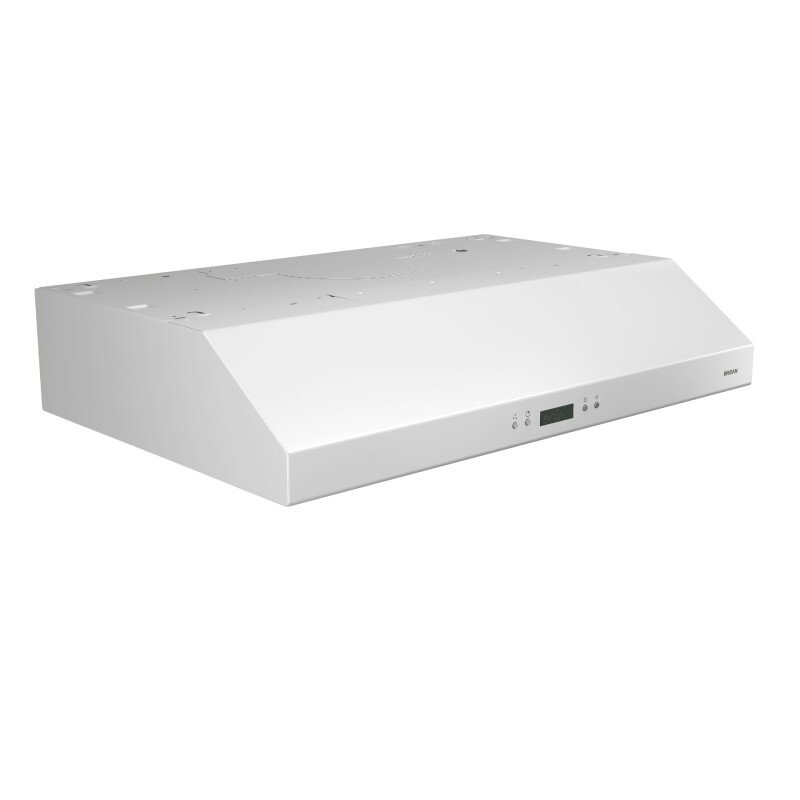 Glacier 36Inch Convertible UnderCabinet Range Hood, 450 Max Blower CFM, BCDJ136WH