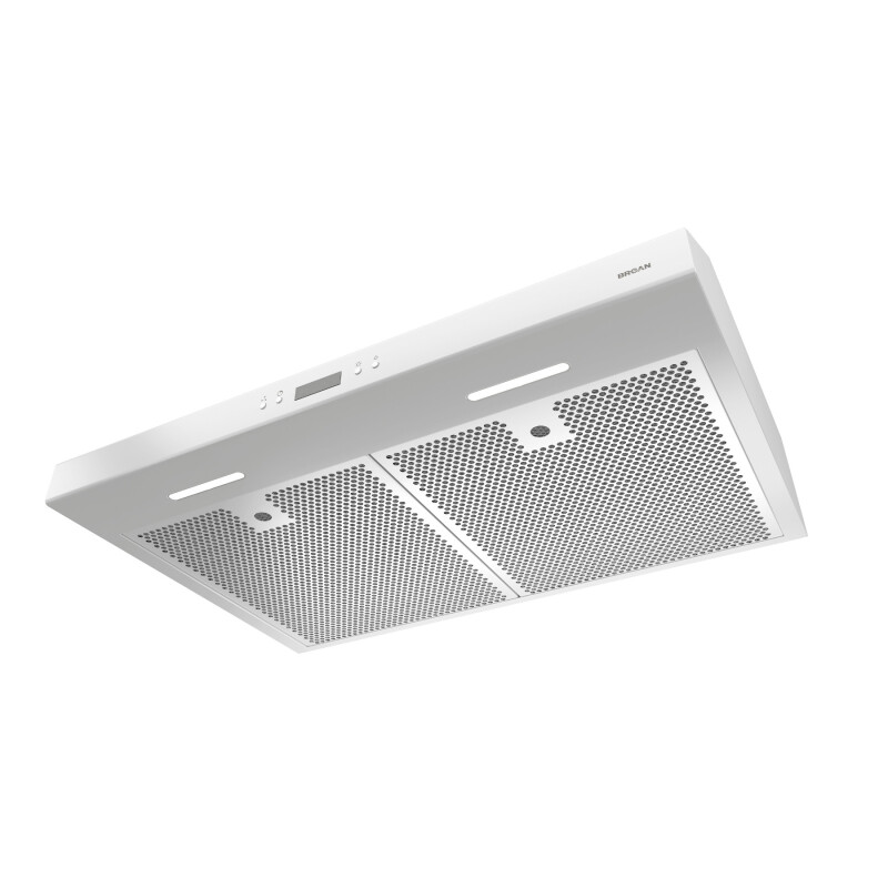 DISCONTINUED- 42-Inch Convertible Under-Cabinet Range Hood w/ Heat Sentry, 400 CFM, White BCDJ142WH
