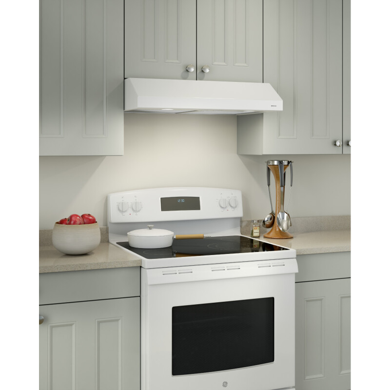 Glacier 30Inch 300 Max Blower CFM 5 Sones Range Hood BCSD130WW