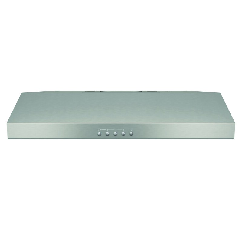 Glacier 30-Inch Convertible Under-Cabinet Range Hood, 375 Max Blower CFM BCSQ130SS