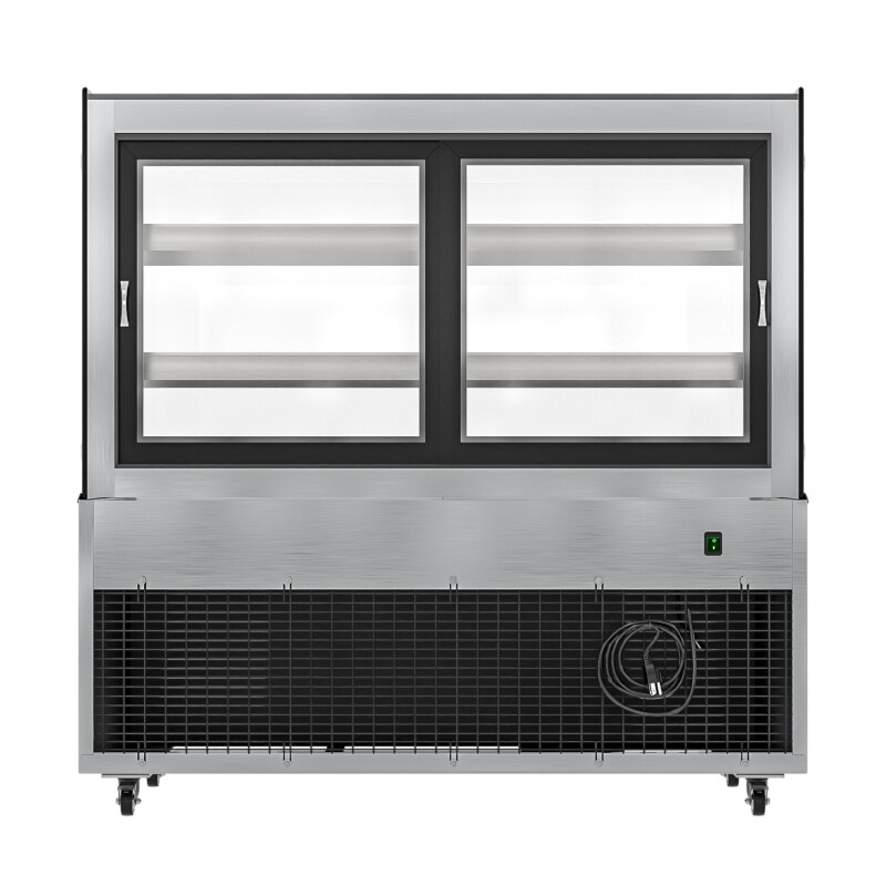 47 in. Dry Bakery Display Case with Front Curved Glass Protection, 14 cu ft BDC13C, product image 7 of 12
