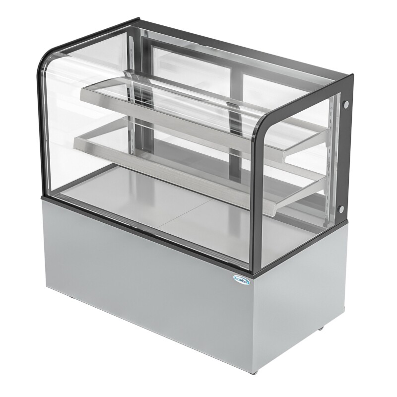47 in. Dry Bakery Display Case with Front Curved Glass Protection, 14 cu ft BDC13C, product image 8 of 12