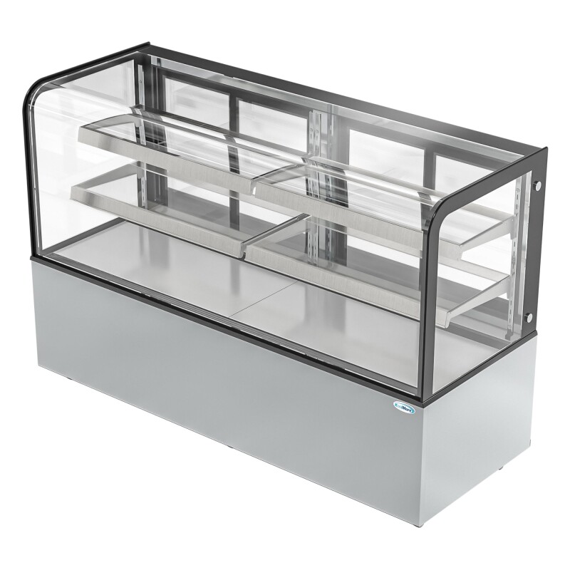 71 in. Dry Bakery Display Case with Front Curved Glass Protection, 20 cu ft BDC20C, product image 7 of 12