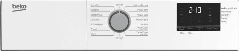 Electric Vented Dryer 3.7 cu-ft, Stack kit included BDV7200X2