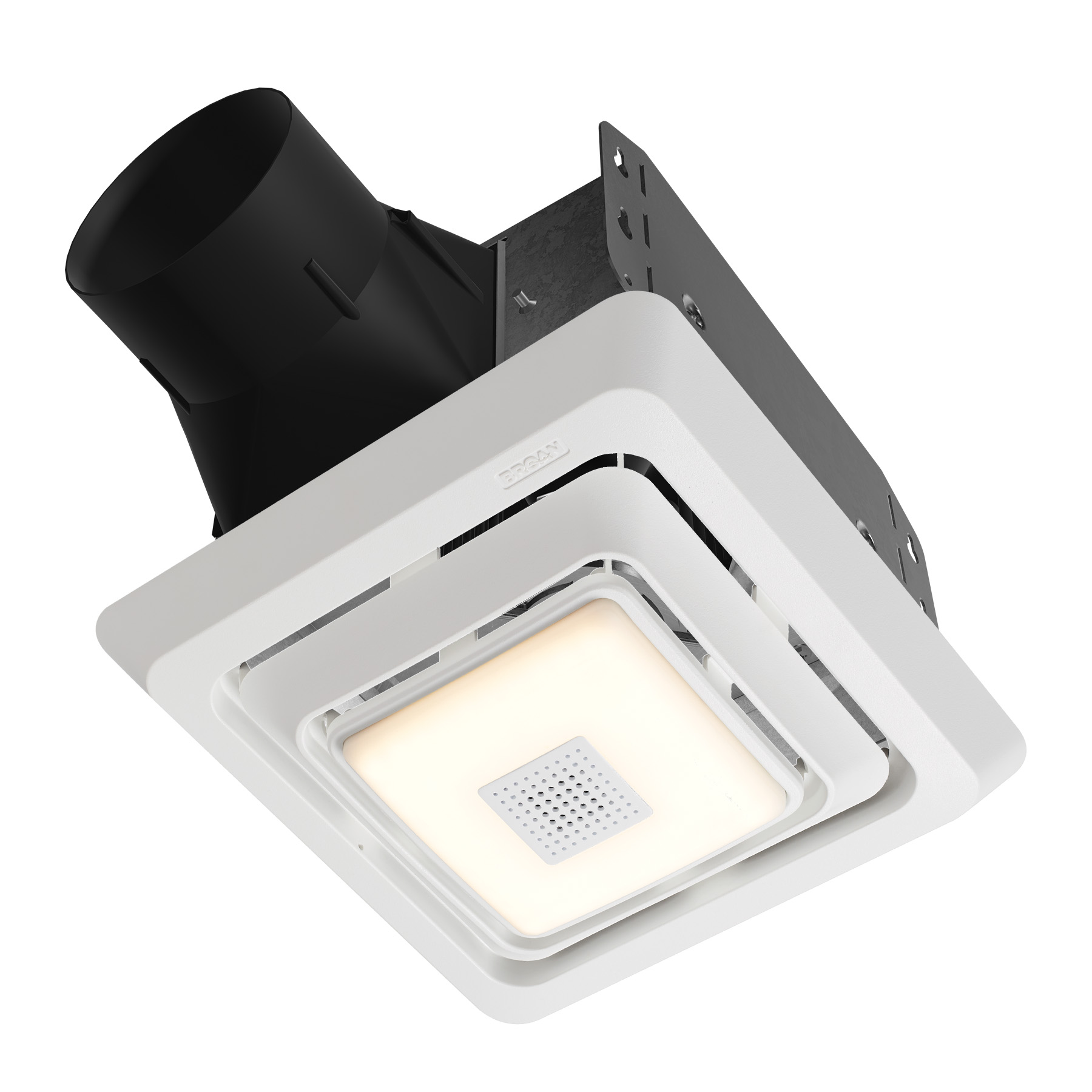 Roomside Series Bluetooth Speaker Bathroom Exhaust Fan w/ LED Light, 70 CFM, ENERGY STAR BEL7A