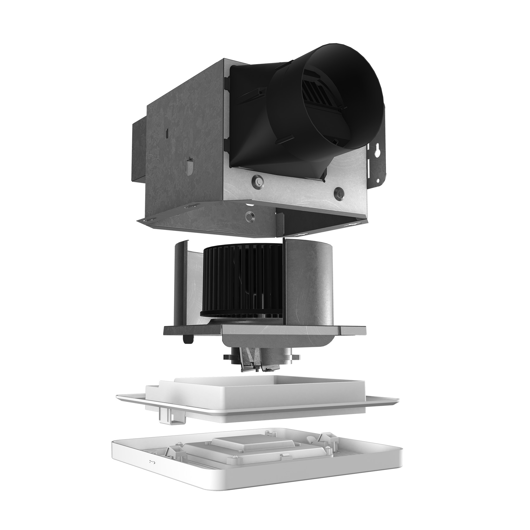 Roomside Series 50 CFM 0.7 Sones Ventilation Fan with LED Light ENERGY STAR BENL5