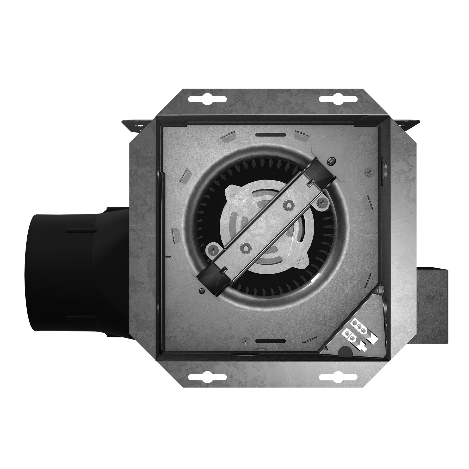 Roomside Series 50 CFM 0.7 Sones Ventilation Fan with LED Light ENERGY STAR BENL5