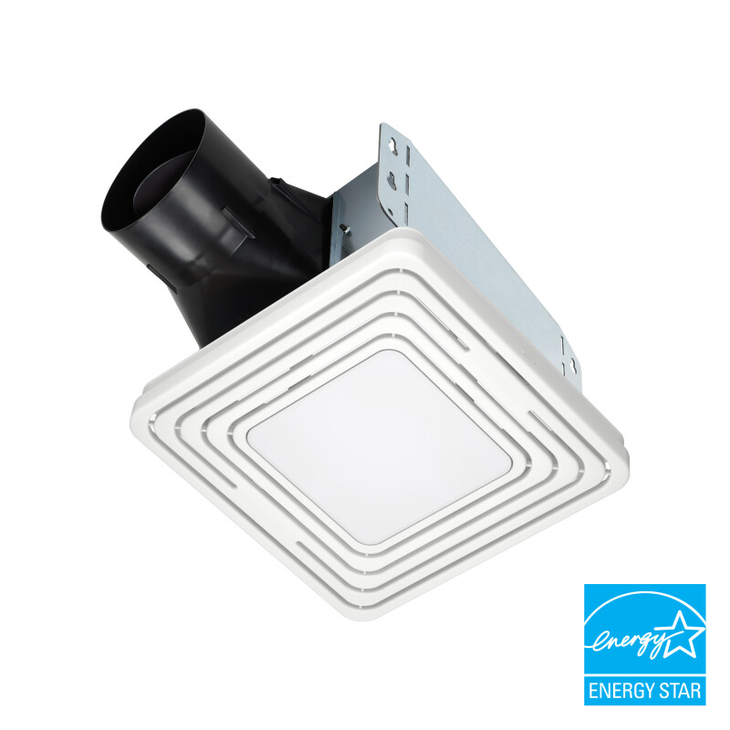 Roomside Series 80 CFM 2.0 Sones Ventilation Fan with LED Light ENERGY STAR BENL8