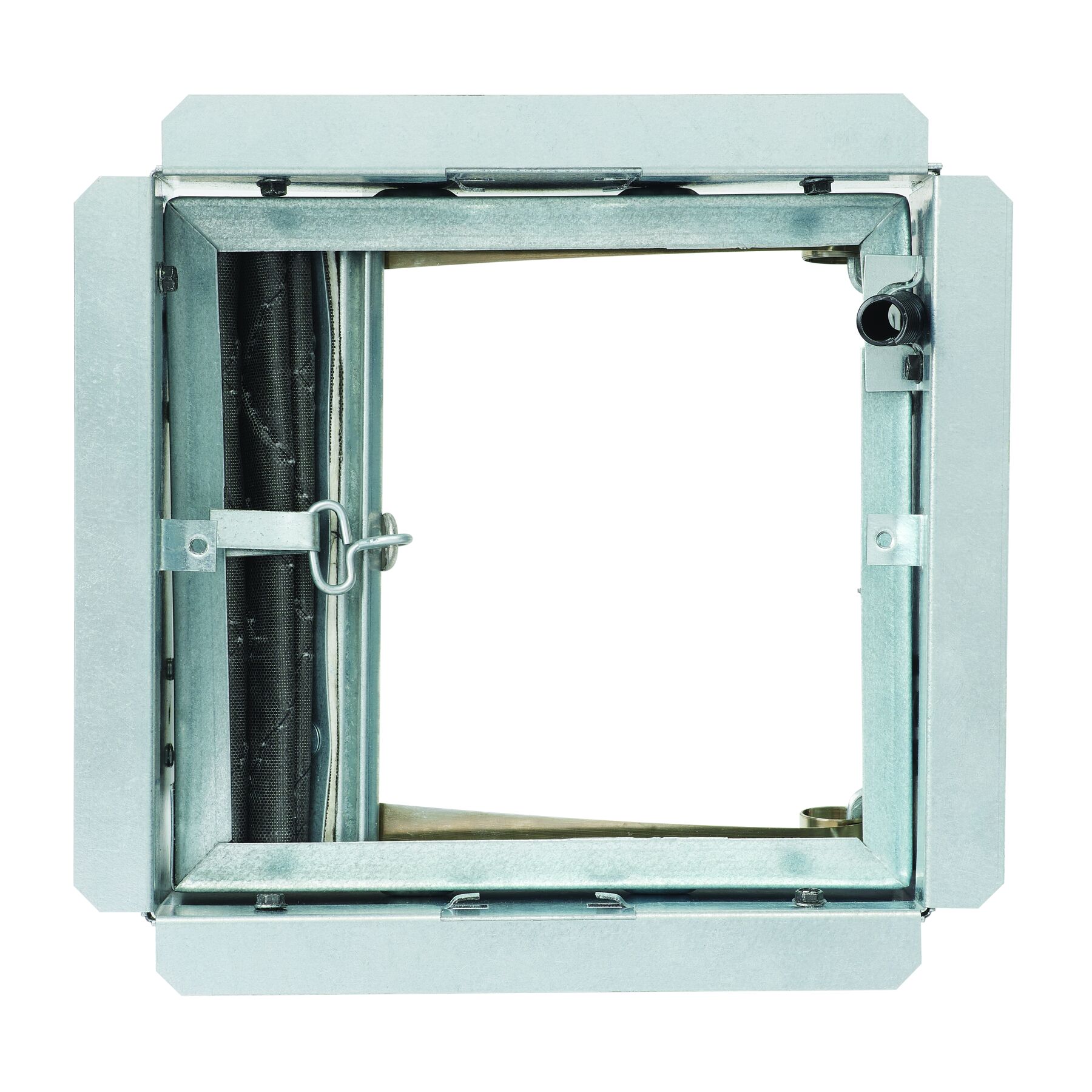 Roomside Series Exhaust Fan Radiation Damper for Use in Wood Truss Installations BERDWT