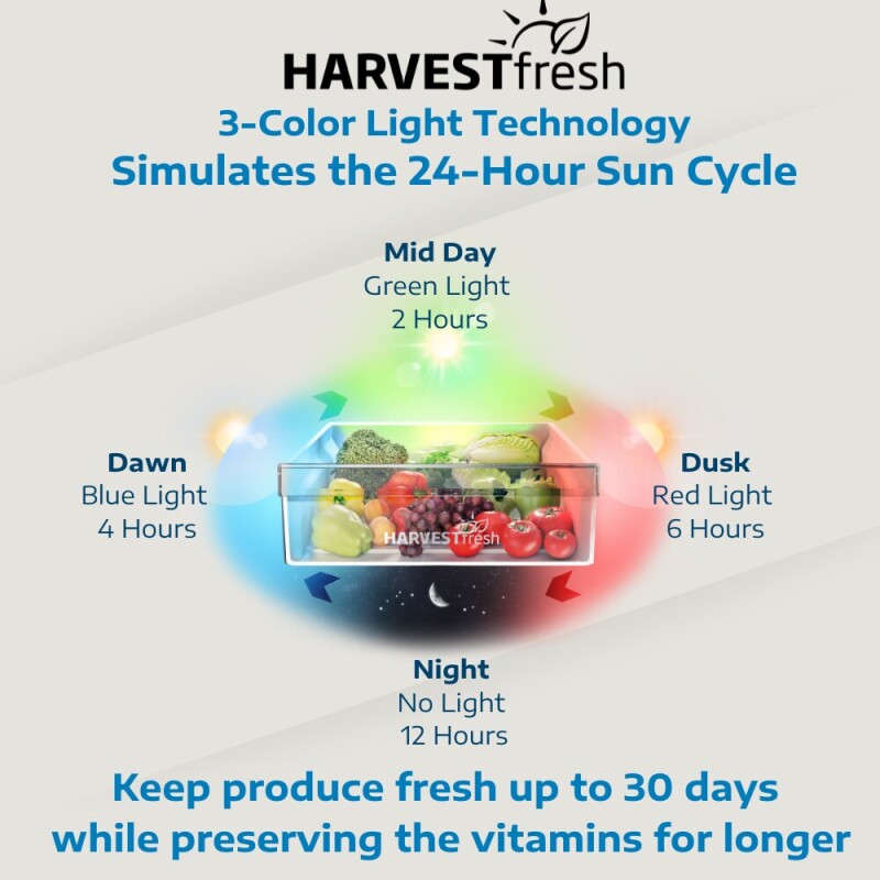 30" Bottom Freezer Refrigerator with HarvestFresh view 9