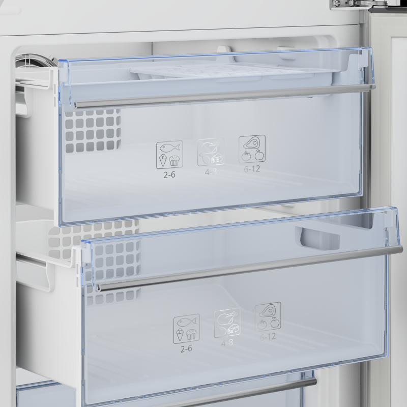24" Freezer Bottom Stainless Steel Refrigerator BFBF2413SS