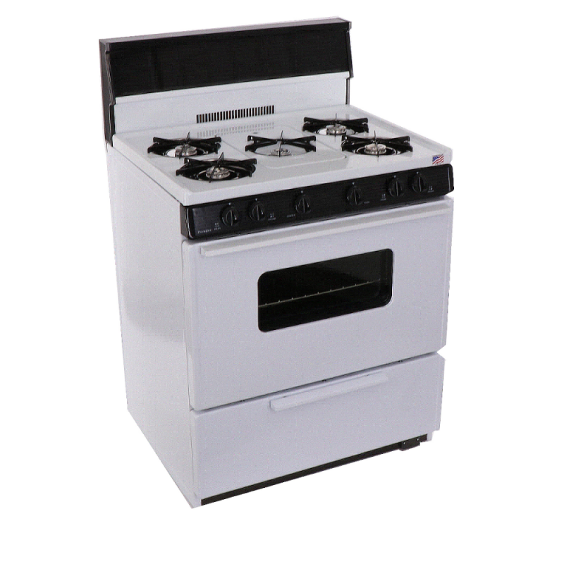 30 Inch Cordless Gas Range BFK5S9WP