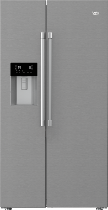 36" Side by Side Stainless Steel Refrigerator with Auto Ice and Water Through the Door BFSB3622SS