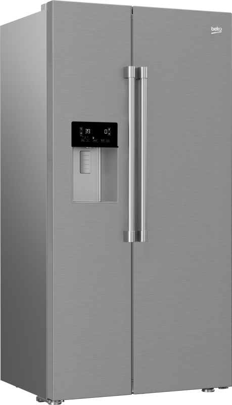 36" Side by Side Stainless Steel Refrigerator with Auto Ice and Water Through the Door BFSB3622SS