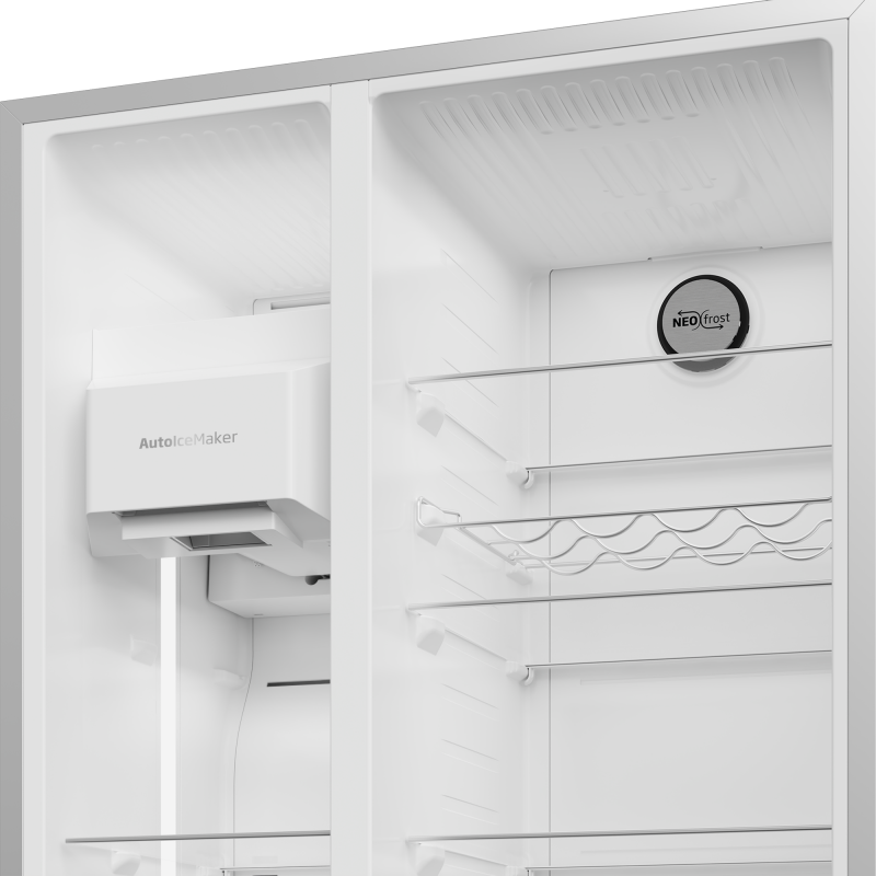 36" Side by Side Refrigerator with Harvestfresh BFSB3622XSS