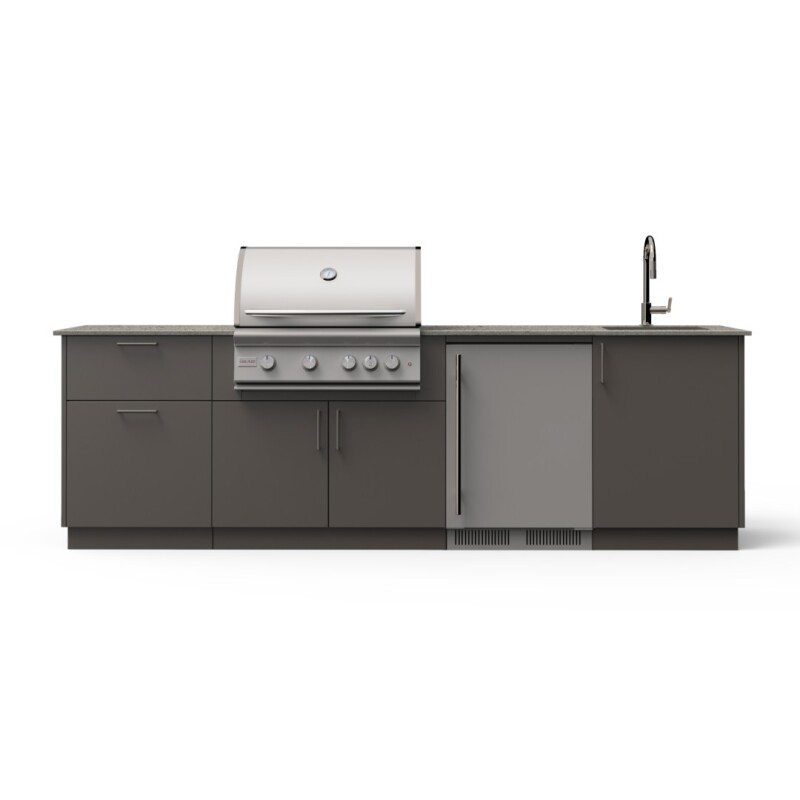 Golden Hour 10-Ft Outdoor Kitchen Island  w/ 32-Inch Premium LTE+ BGLDH32NG