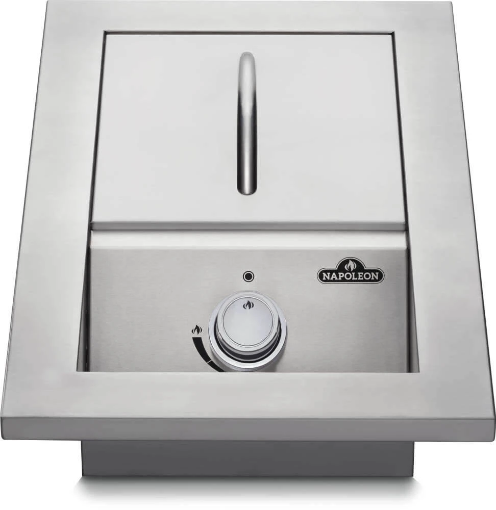 Built-in 500 Series Single Range Top Burner with Stainless Steel Cover BI10RTPSS