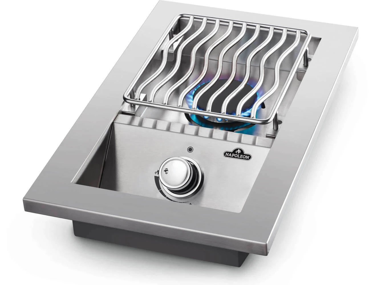 Built-in 500 Series Single Range Top Burner with Stainless Steel Cover BI10RTPSS