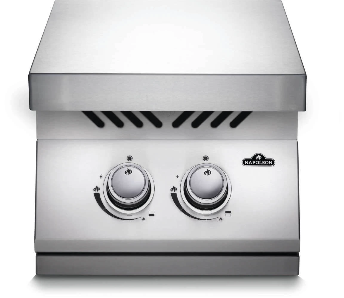 Built-in 500 Series Inline Dual Range Top Burner with Stainless Steel Cover BI12RTNSS