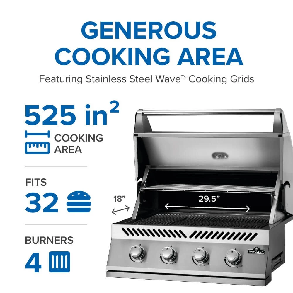 Built-In 500 Series 32 Grill Head BI32NSS